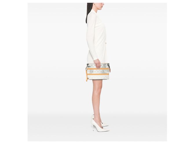 Borsa Clutch Mirror Trunk Monogram Louis Vuitton Argento - vista 7