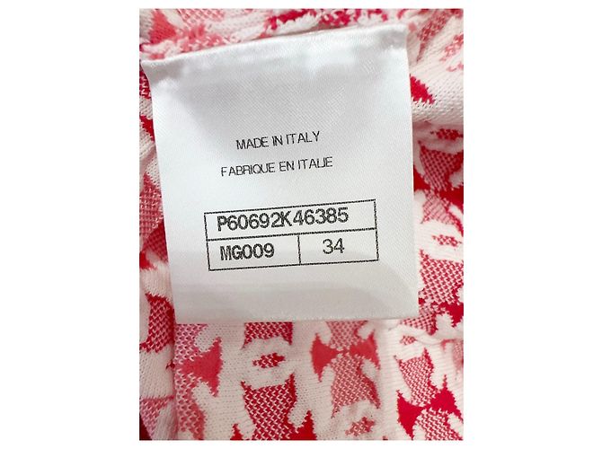 Falda Chanel de lana rosa con punto de logo Talla 34 Multicolor - vista 4