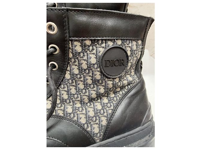 Dior Leather Boots Camouflage Print Men's Size 42 Multiple colors - view 3