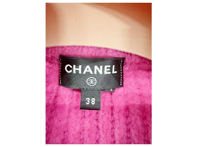 Chanel 22B Jacke aus Samt Rosa Größe 38 Mehrfarben - Ansicht 4