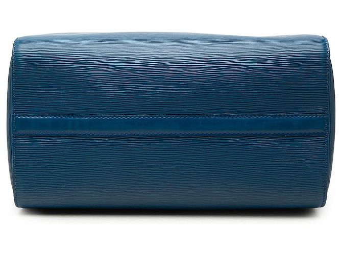 Borsa Boston Louis Vuitton Epi Speedy 30 Blu - vista 3