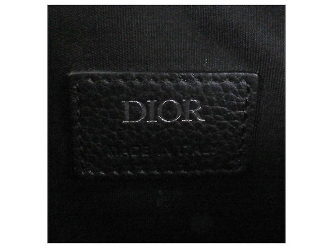 Borsa a tracolla Dior 8 Mini in tela Oblique e mesh blu Dior - vista 4
