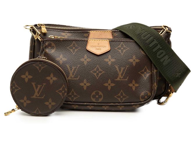 Bolso Louis Vuitton Monogram Multi Pochette Accessoires Marrón Castaño - vista 7