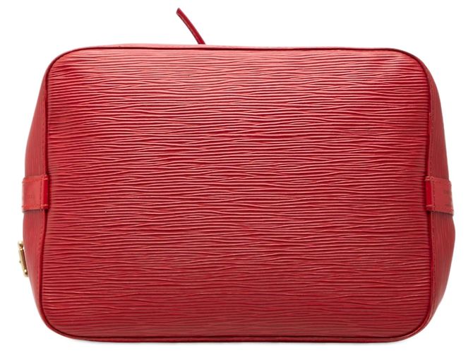 Borsa a secchiello Louis Vuitton Epi Petit Noe rossa Rosso - vista 3