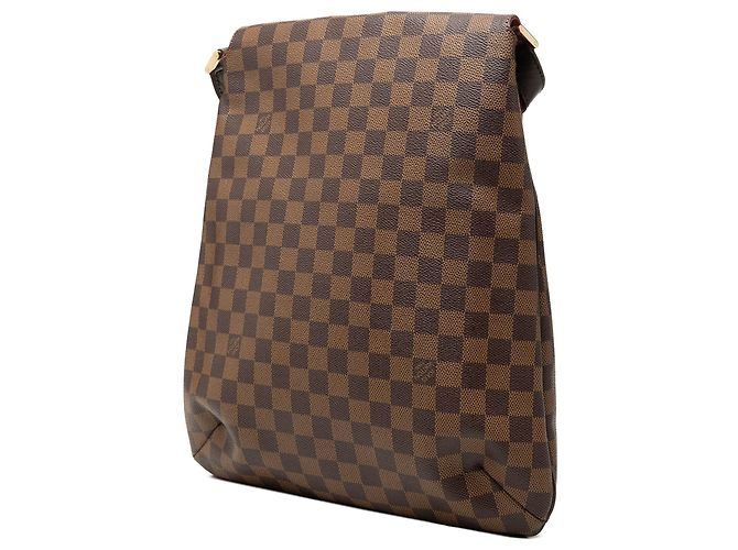Borsa a tracolla Louis Vuitton Damier Ebene Musette Salsa GM Marrone - vista 2