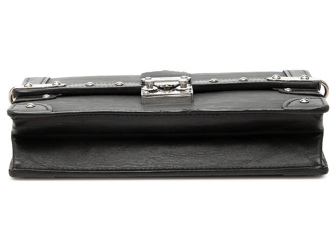 Borsa a tracolla Louis Vuitton Epi Trunk Wallet on Chain Nera Nero - vista 3