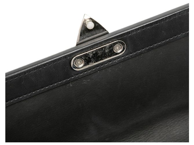 Borsa a tracolla Louis Vuitton Epi Trunk Wallet on Chain Nera Nero - vista 7