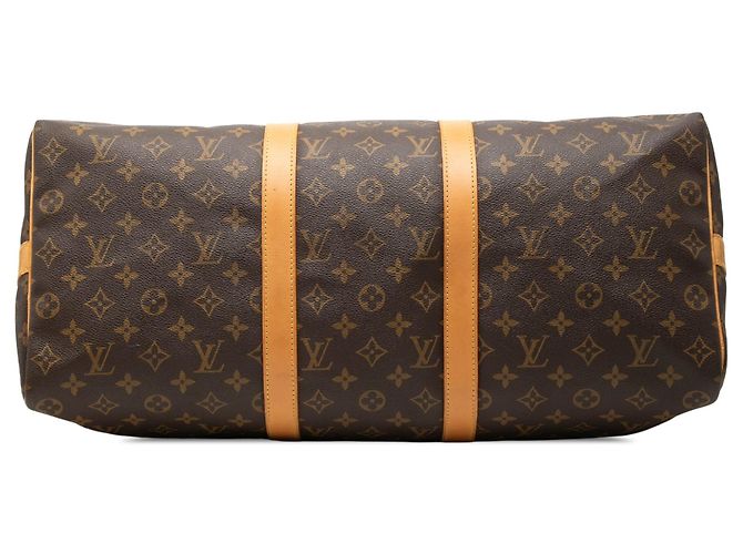 Borsa da viaggio Louis Vuitton Monogram Keepall Bandouliere 50 Marrone - vista 3