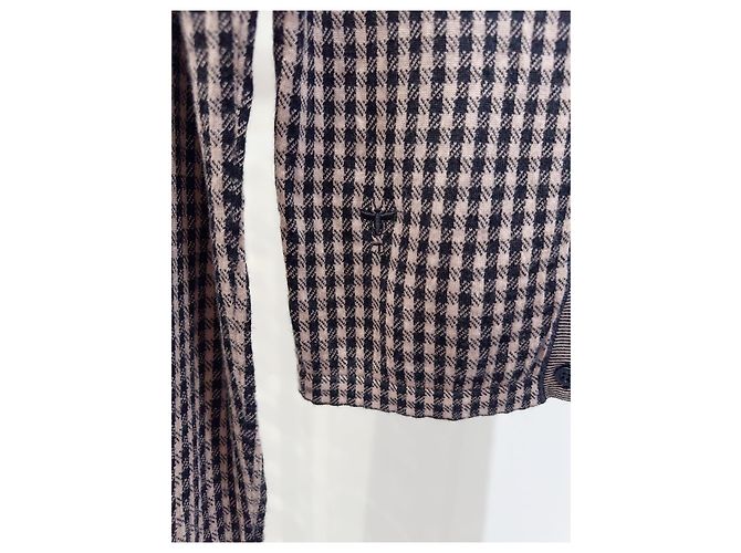 Dior Hahnentran Strickpullover aus Kaschmir und Seide Mehrfarben - Ansicht 2