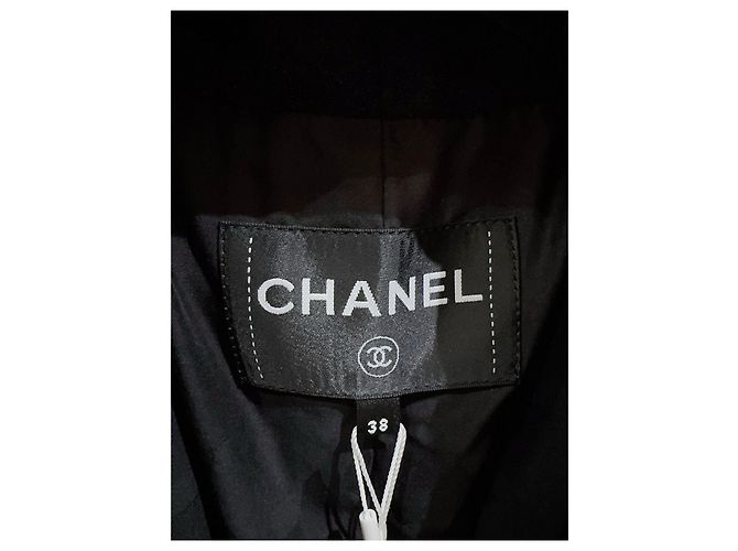 Abrigo Chanel 24C de lana negro Multicolor - vista 4