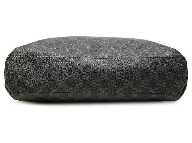 Borsa a tracolla Louis Vuitton Damier Graphite Mick MM nera Nero - vista 3