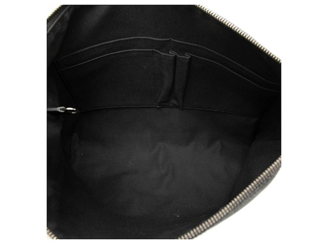 Borsa a tracolla Louis Vuitton Damier Graphite Mick MM nera Nero - vista 4
