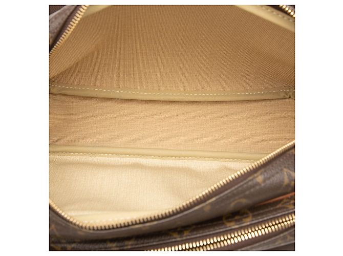 Borsa a tracolla Louis Vuitton Monogram Reporter PM Marrone - vista 4