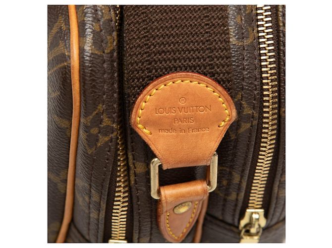 Borsa a tracolla Louis Vuitton Monogram Reporter PM Marrone - vista 5