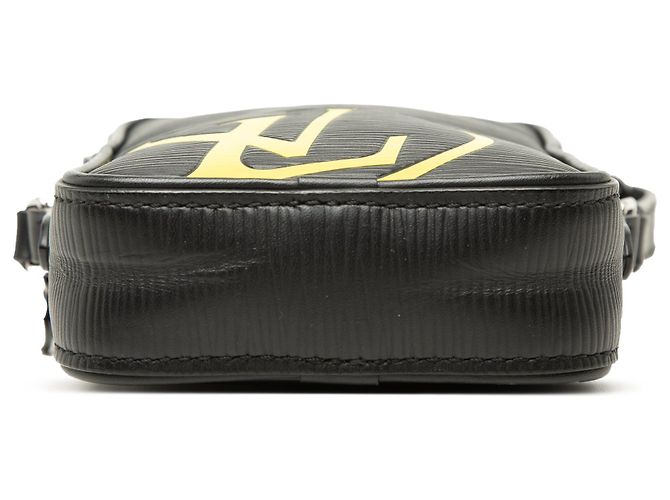 Borsa a tracolla Louis Vuitton Epi Initials Danube PPM Nera Nero - vista 3