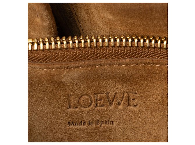 Borsa Gate Small in pelle beige LOEWE - vista 6