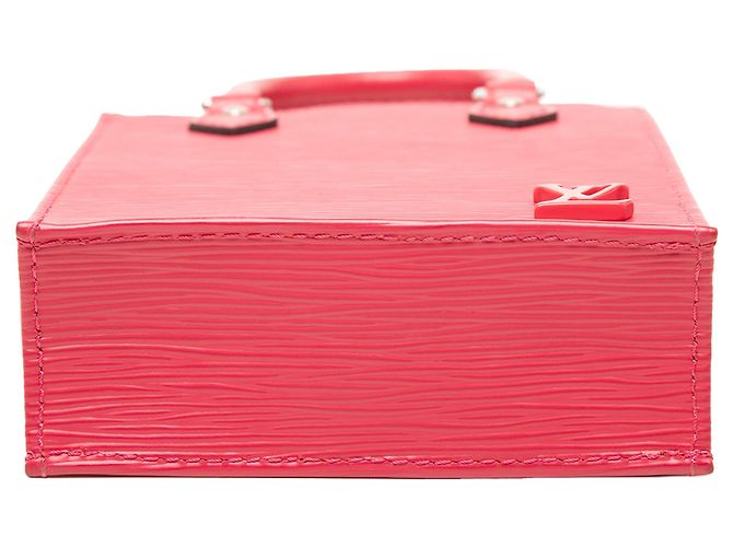 Sac Louis Vuitton Epi Petit Sac Plat Rose - vue 3