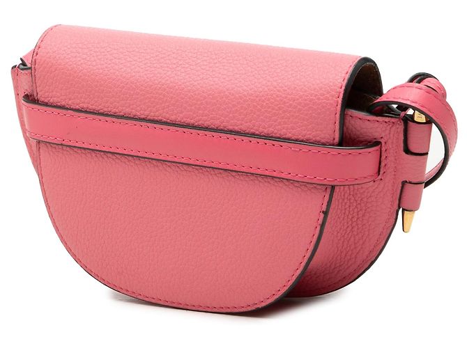 Borsa a tracolla Mini Gate in pelle rosa LOEWE - vista 2