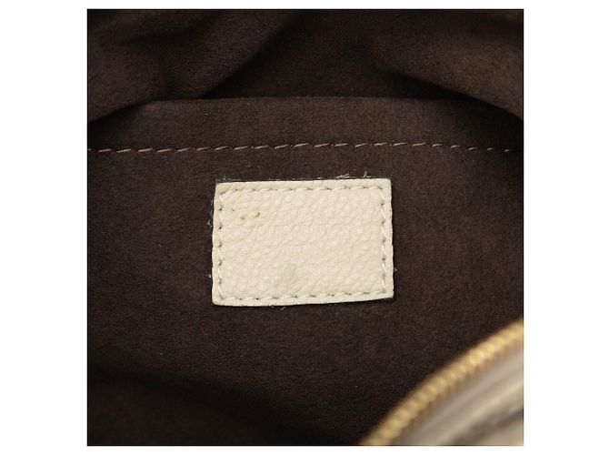Borsa a tracolla Louis Vuitton Monogram Mahina XS Marrone - vista 5