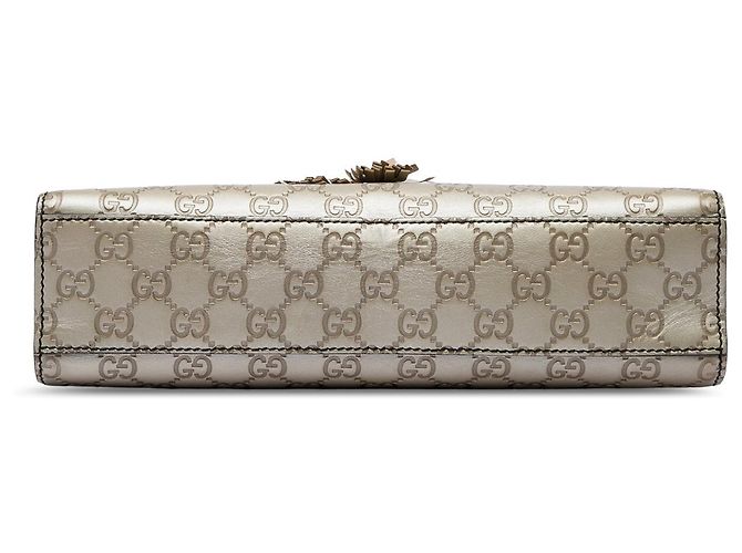Borsa a tracolla Gucci Emily Medium Guccissima Oro D'oro - vista 3
