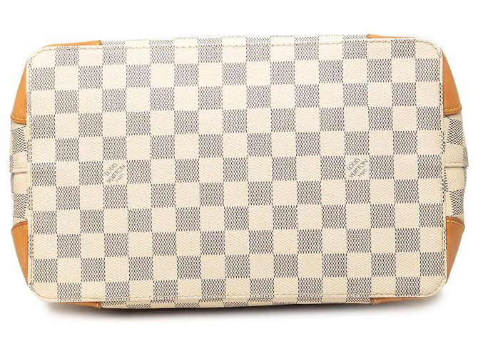Borsa Tote Louis Vuitton Hampstead PM Damier Azur Bianca Bianco - vista 3