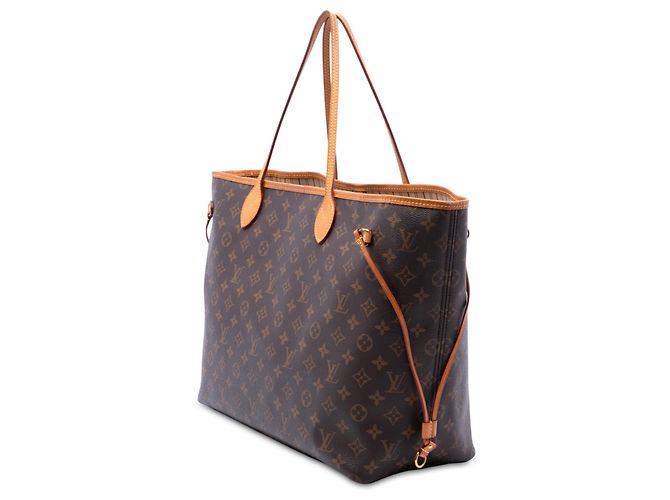 Borsa Tote Louis Vuitton Monogram Neverfull GM Marrone - vista 2