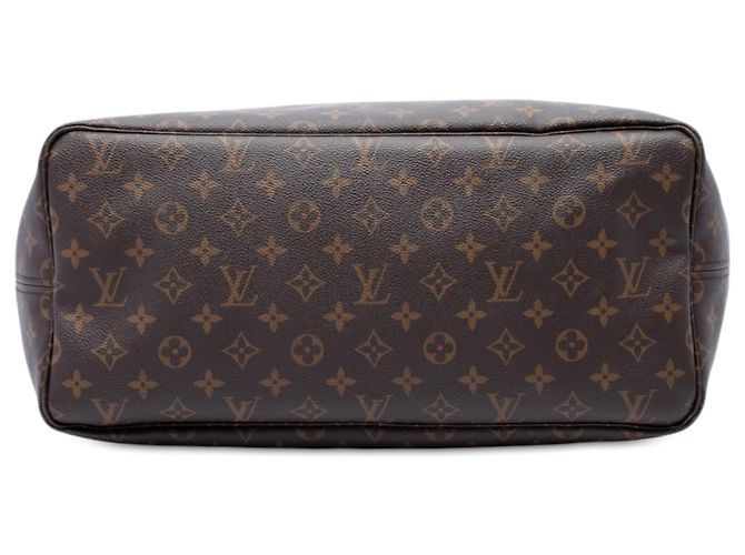 Borsa Tote Louis Vuitton Monogram Neverfull GM Marrone - vista 3