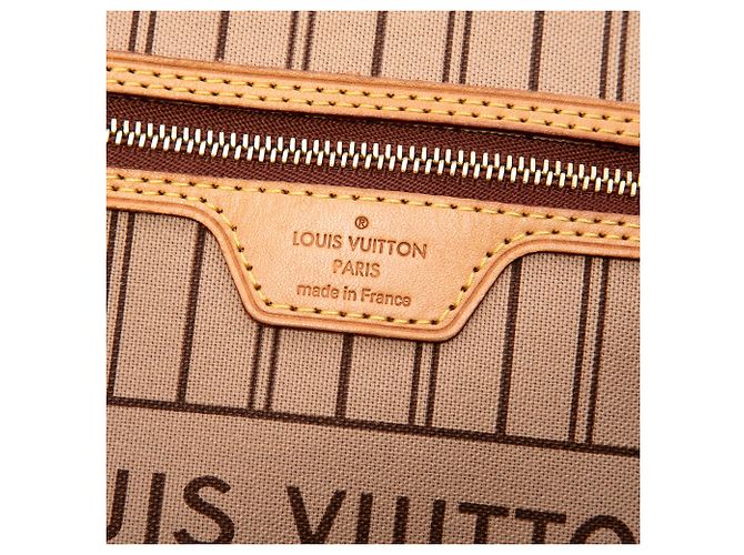 Borsa Tote Louis Vuitton Monogram Neverfull GM Marrone - vista 5