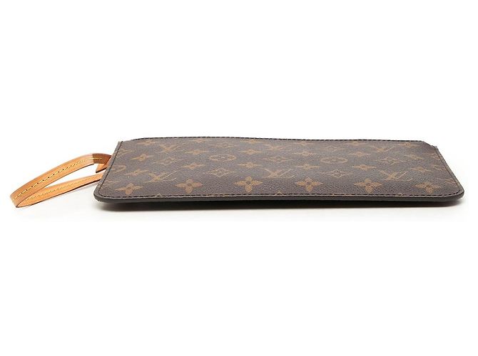 Pouch Louis Vuitton Monogram Neverfull MM Marrone - vue 3