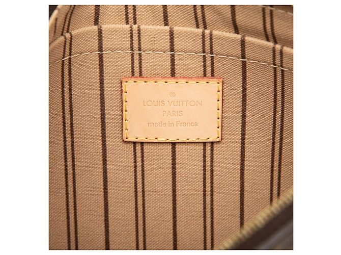 Pouch Louis Vuitton Monogram Neverfull MM Marrone - vue 5