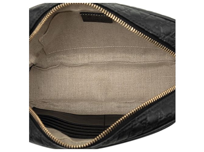 Borsa a tracolla Gucci Bree Microguccissima nera Nero - vista 4