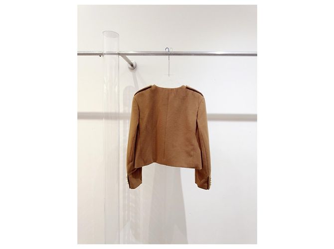 Céline Wool Jacket Camel Size 36 Multiple colors - view 2