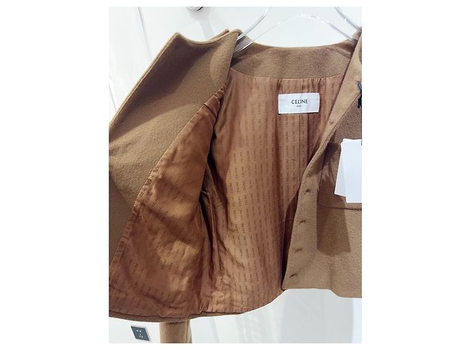 Céline Wool Jacket Camel Size 36 Multiple colors - view 5