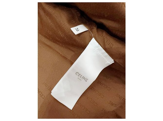 Céline Wool Jacket Camel Size 36 Multiple colors - view 6