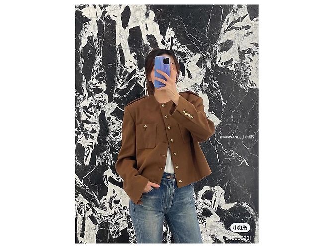 Céline Wool Jacket Camel Size 36 Multiple colors - view 8