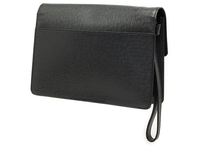 Borsa a pochette Louis Vuitton Taiga Selenga Nera Nero - vista 2