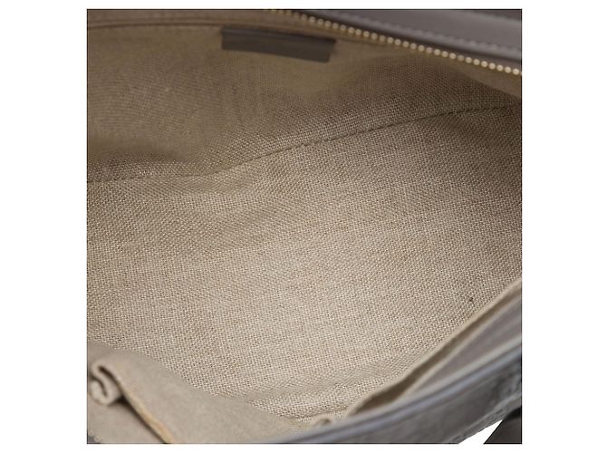 Borsa Gucci Bree Small Microguccissima Grigia Grigio - vista 4