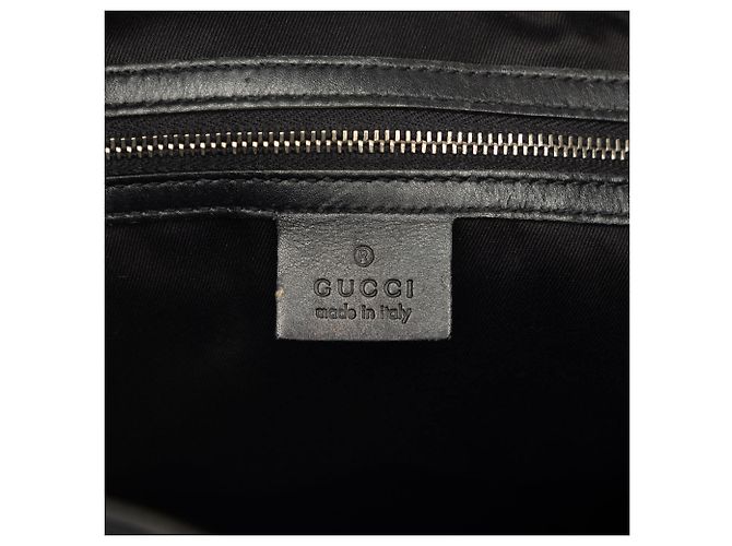 Borsa Tote Gucci GG Canvas Gifford nera Nero - vista 5