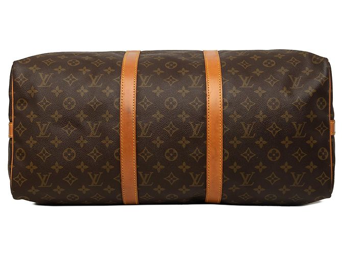 Borsa da viaggio Louis Vuitton Monogram Keepall Bandouliere 50 Marrone - vista 3