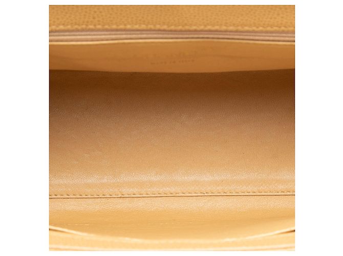 Tote Chanel CC Matelassé in Pelle Caviar Beige - vista 4