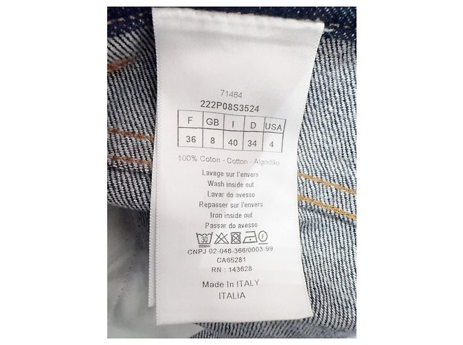Vaqueros Dior en denim azul Multicolor - vista 5