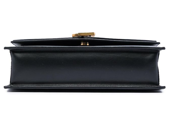 Borsa a tracolla Sulpice Medium in pelle monogramma nera Saint Laurent Nero - vista 3