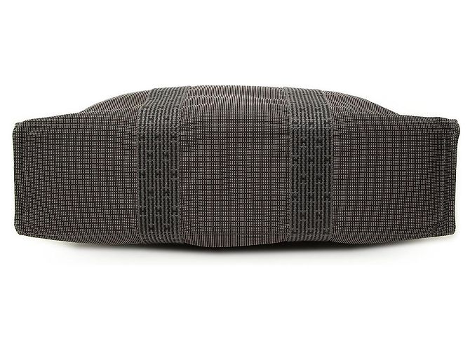 Hermès Herline MM Shopper aus Canvas Grau - Ansicht 3