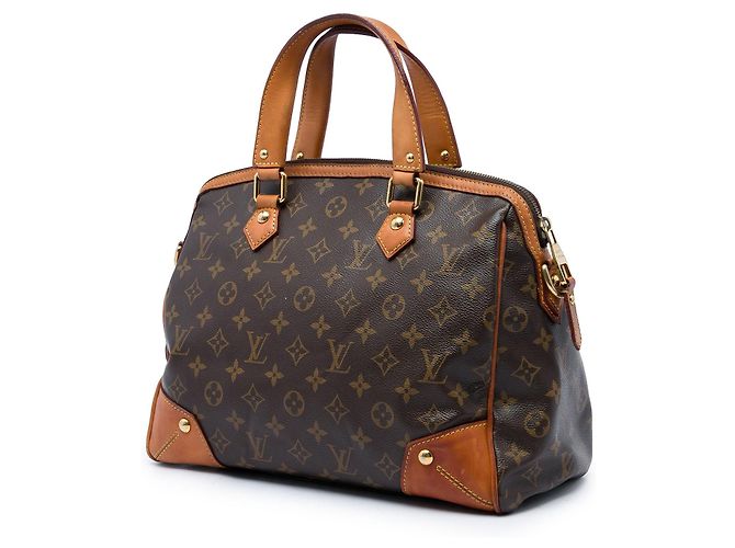 Borsa Satchel Louis Vuitton Monogram Retiro PM Marrone - vista 2