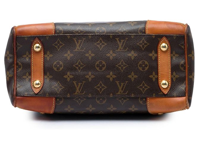 Borsa Satchel Louis Vuitton Monogram Retiro PM Marrone - vista 3