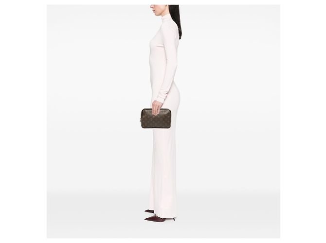 Borsa a pochette Louis Vuitton Monogram Trousse Toilette 23 Marrone - vista 6