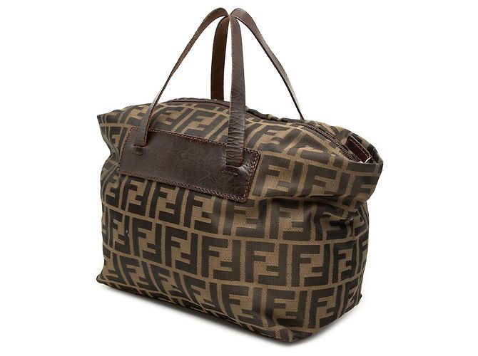 Borsa Fendi Zucca Canvas marrone - vista 2
