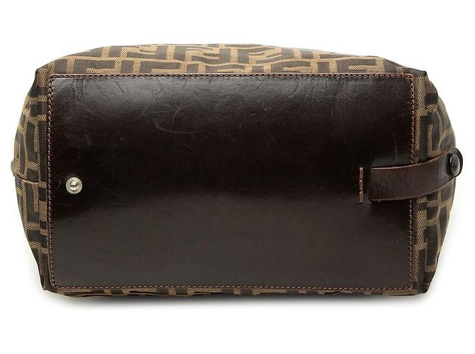 Borsa Fendi Zucca Canvas marrone - vista 3