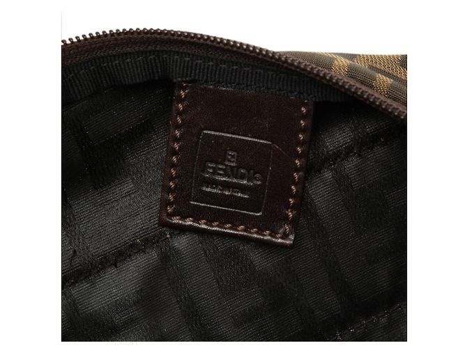 Borsa Fendi Zucca Canvas marrone - vista 5