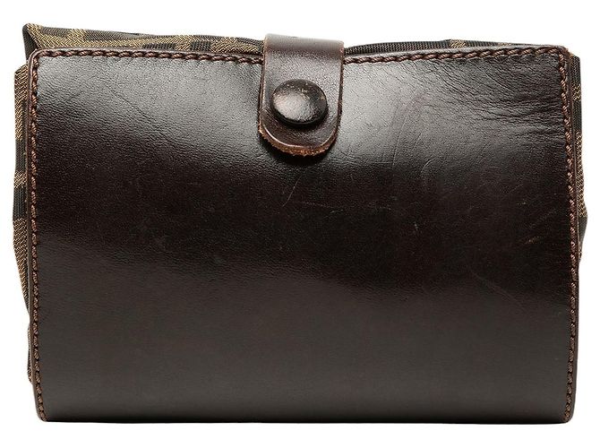 Borsa Fendi Zucca Canvas marrone - vista 6